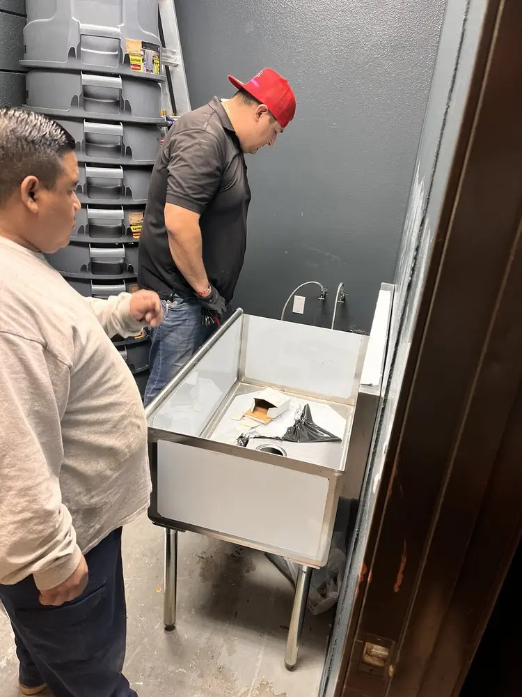 Commercial plumbing and sink installation in Quiogue